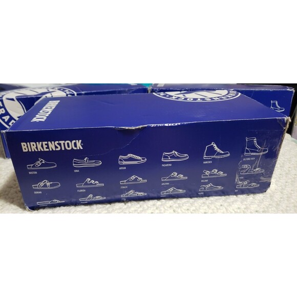 Birkenstock New w/ Box Lugano Pink Clay Suede Leather Soft Footbed Nar 41 US 10 - Picture 15 of 16